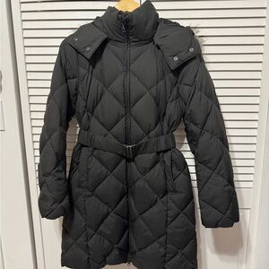 UNIQLO Women's Black Quilted Down Coat